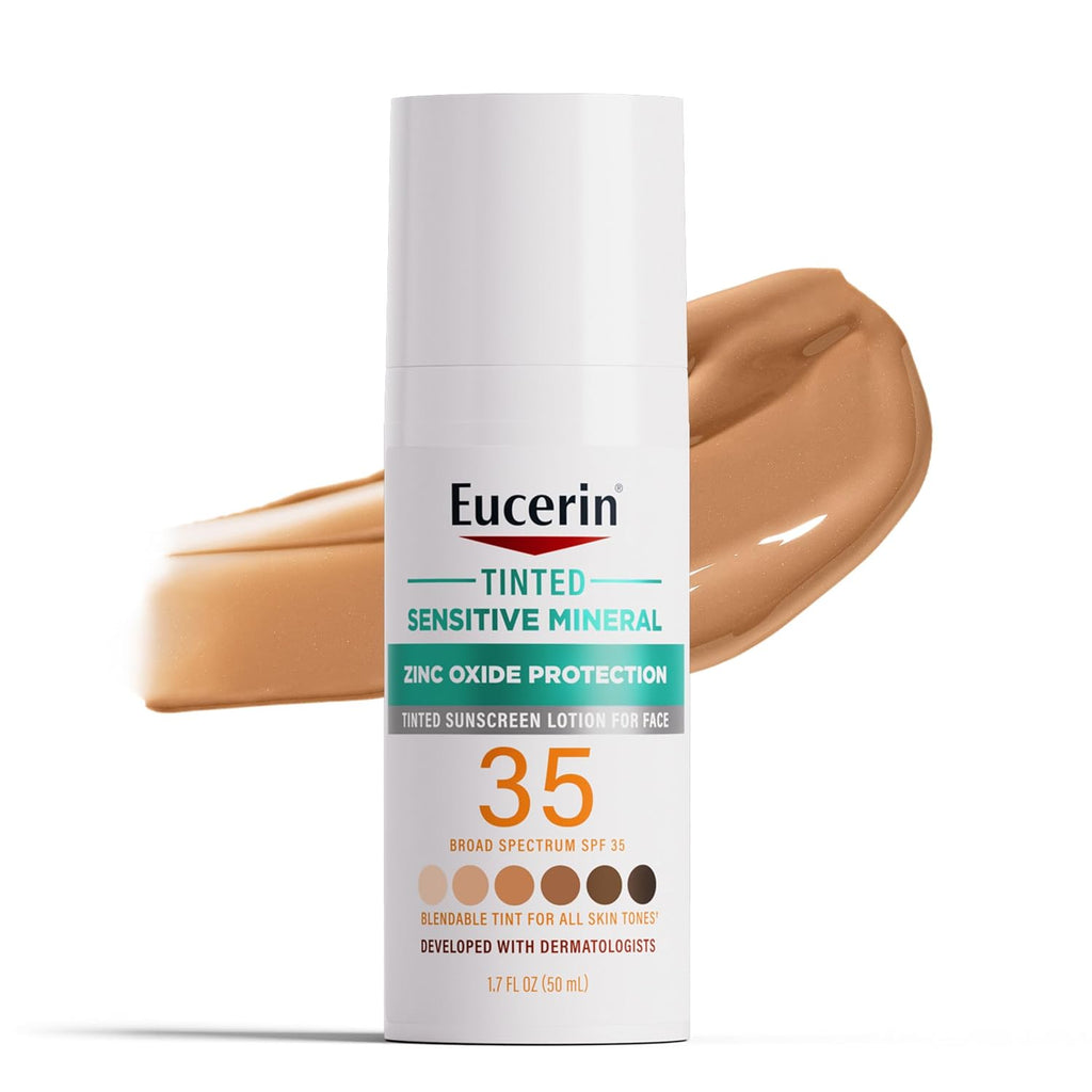 Tinted Mineral Face Sunscreen Lotion SPF 35, 1.7 Fl Oz T52712