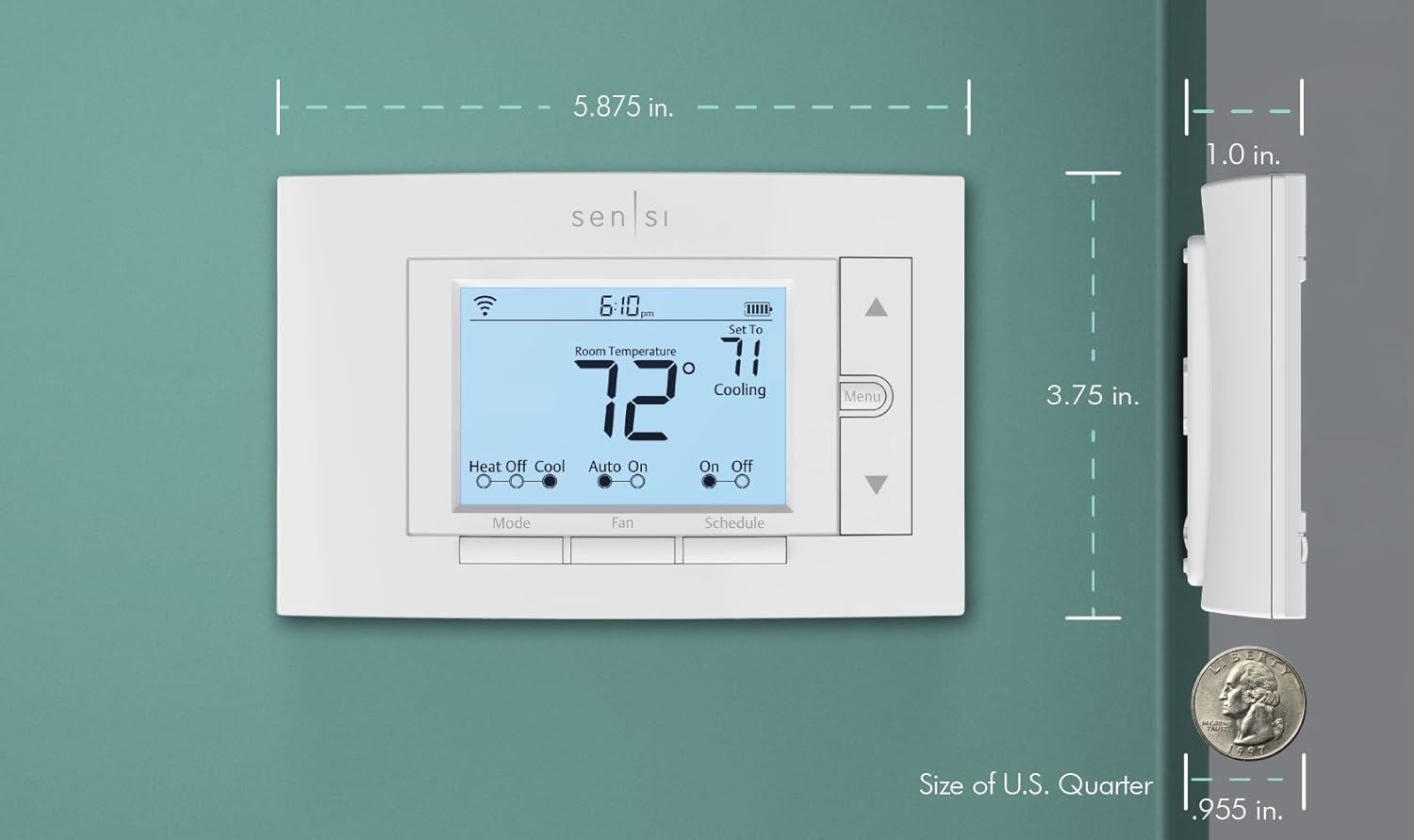 Smart Thermostat Pack of 2 B816