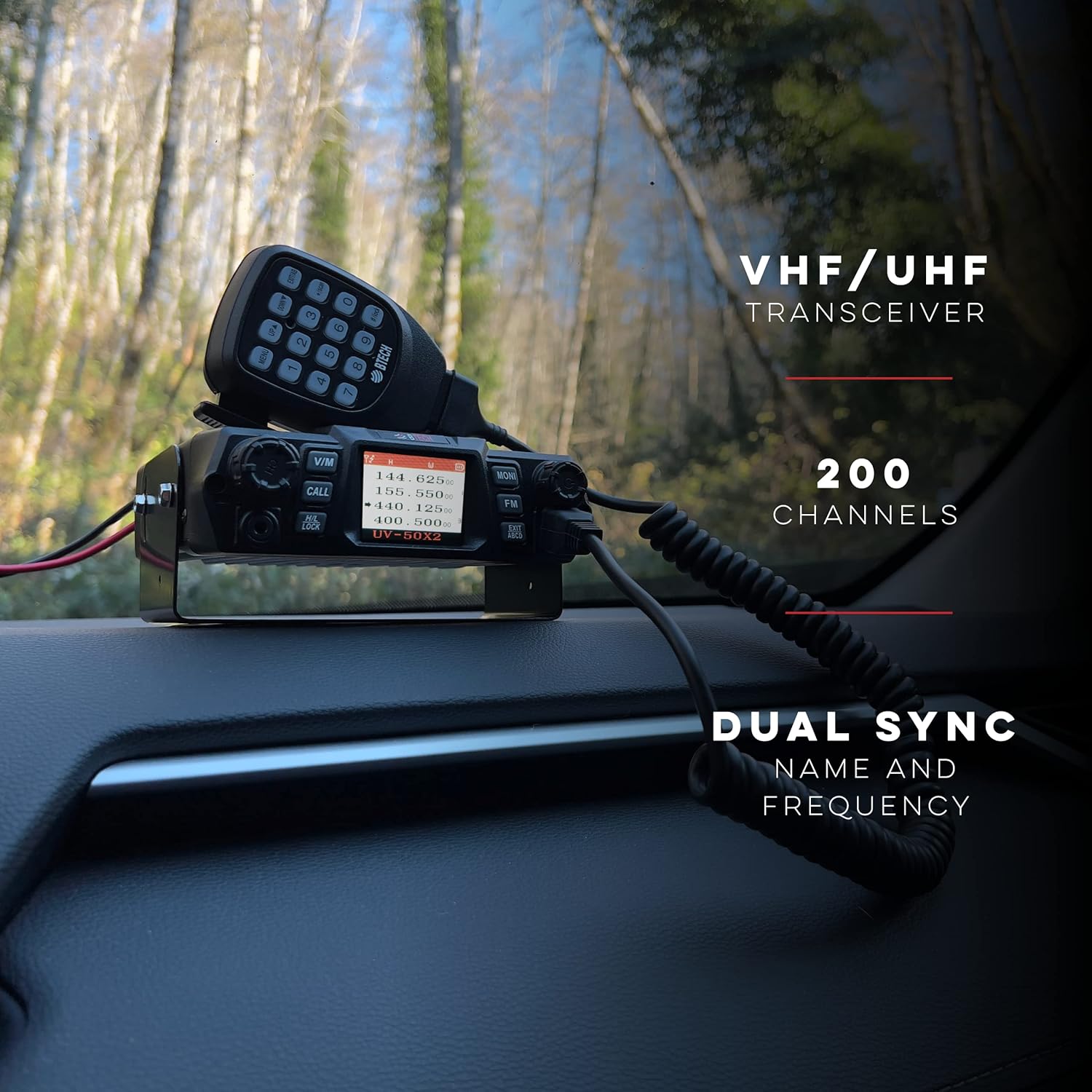 50 Watt Dual Band VHF UHF Mobile Radio E981091