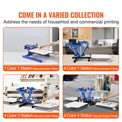 1 Color 1 Station Screen Printing Press, 21.2x17.7in D373