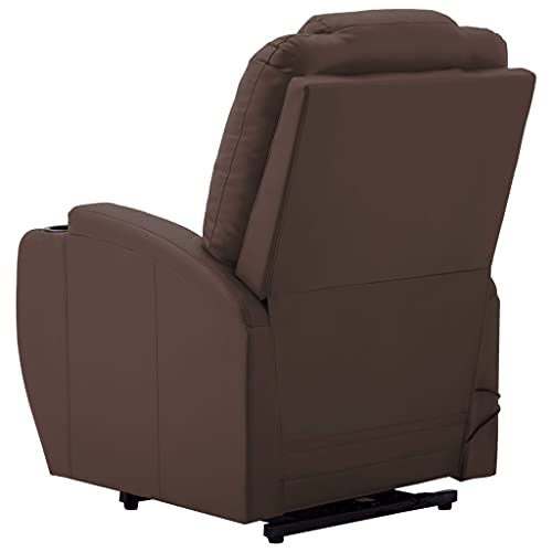Black Faux Leather Electric Power Lift Massage Chair with 6-Point Vibration Massage H799
