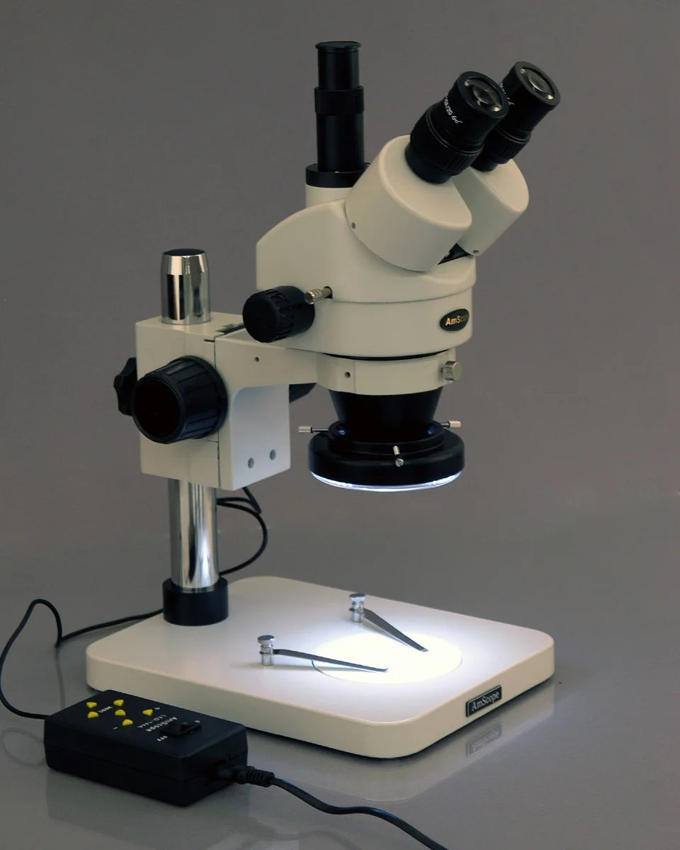 3.5X-90X Zoom Stereo Microscope with 144-LED Light and 10MP Digital USB Camera G4535