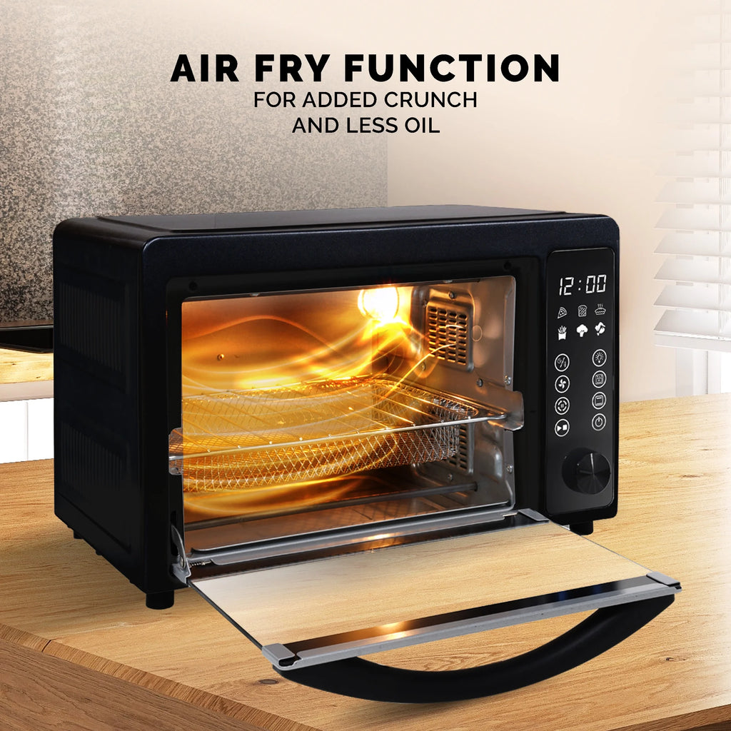 22-Quart Digital Touchscreen Air Fryer Toaster Oven, Black V2776
