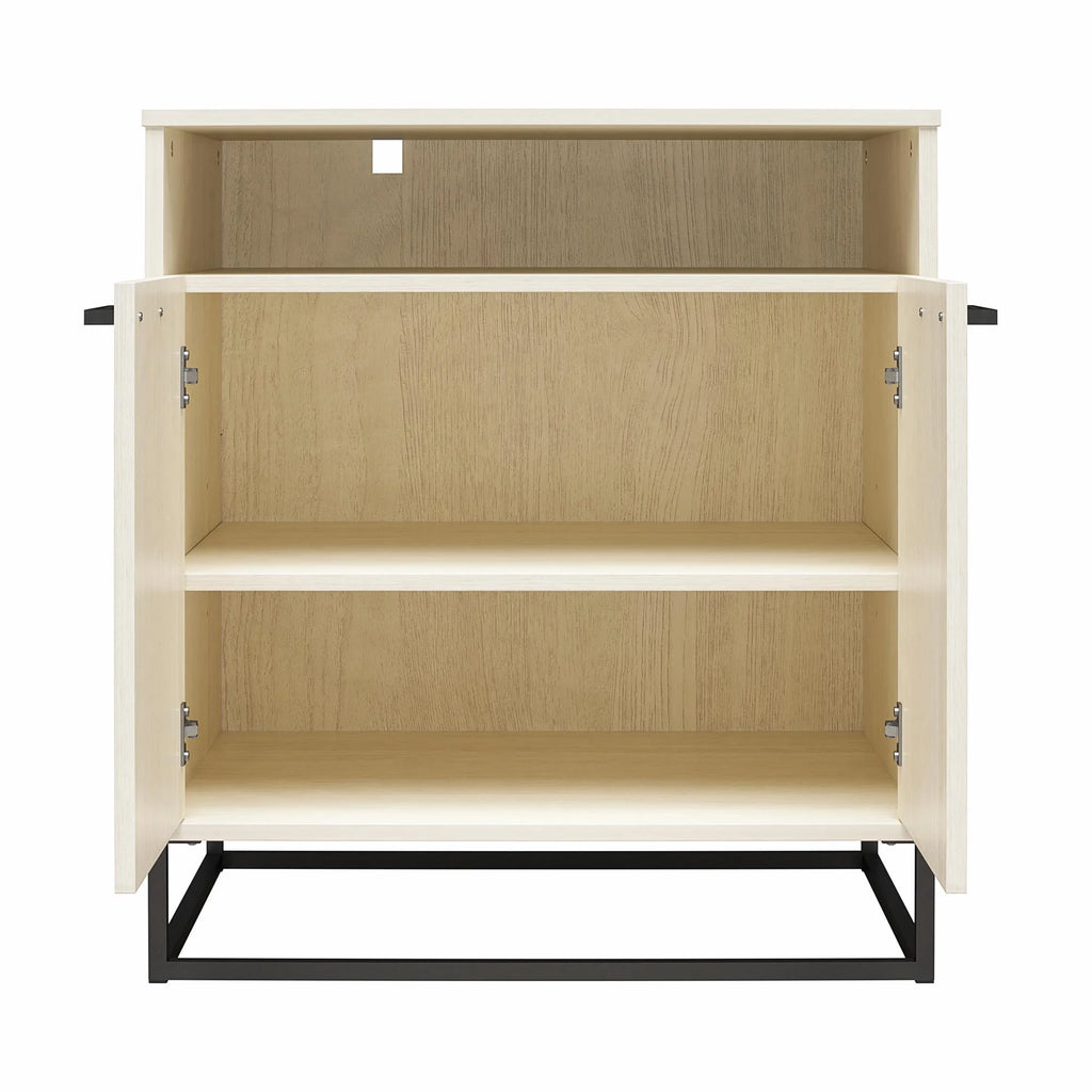 Ivory Oak 2 Door Accent Cabinet I285377