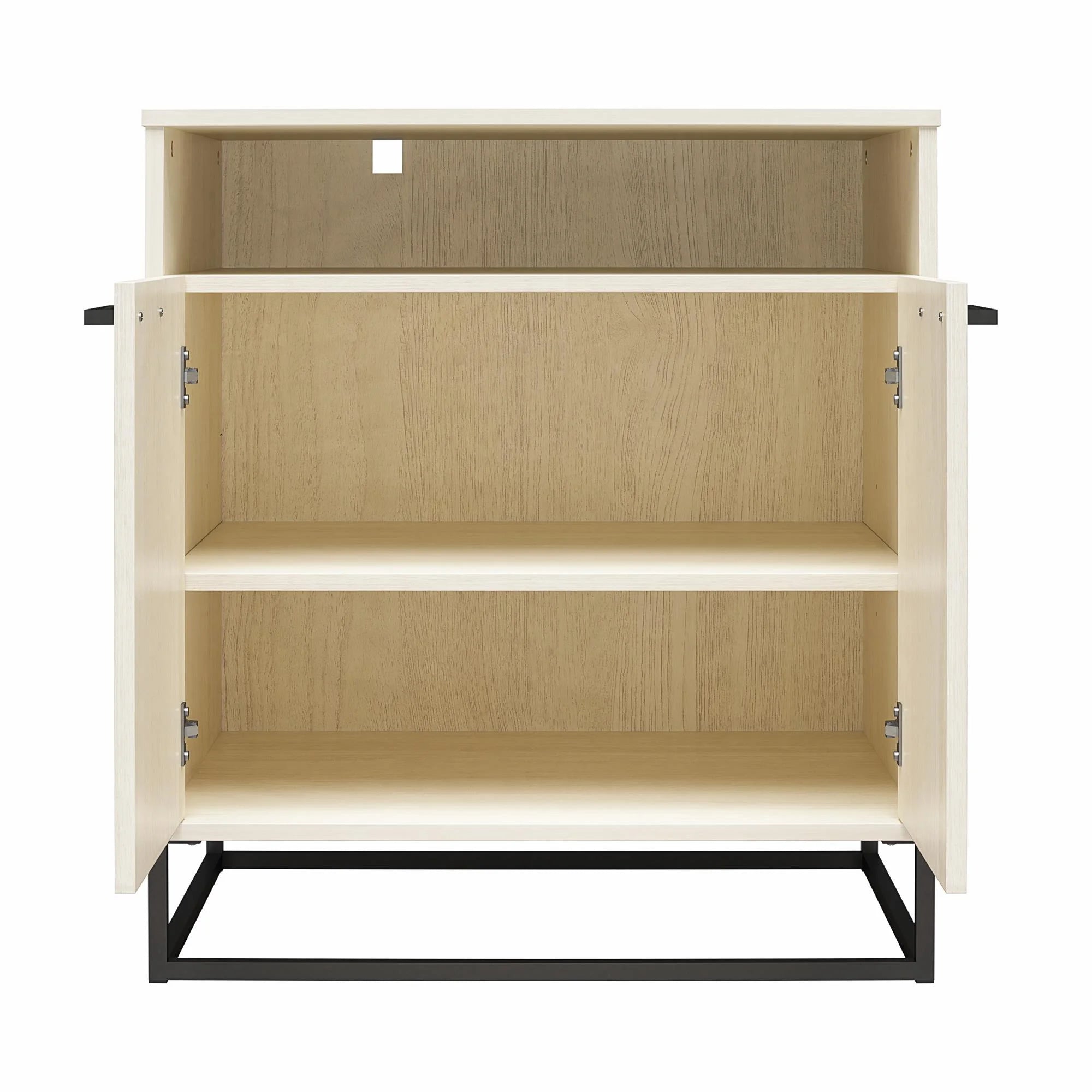 Ivory Oak 2 Door Accent Cabinet I285377