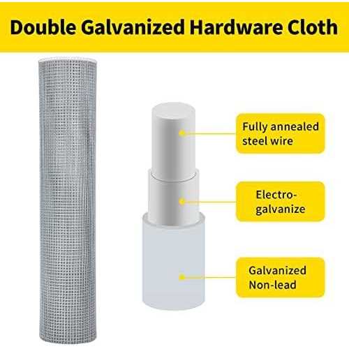 Galvanized Wire Mesh 48inx100ft 23 Gauge Chicken Fence S786