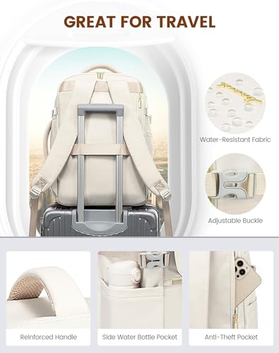 40L Waterproof Travel Backpack with 3 Packing Cubes X734484