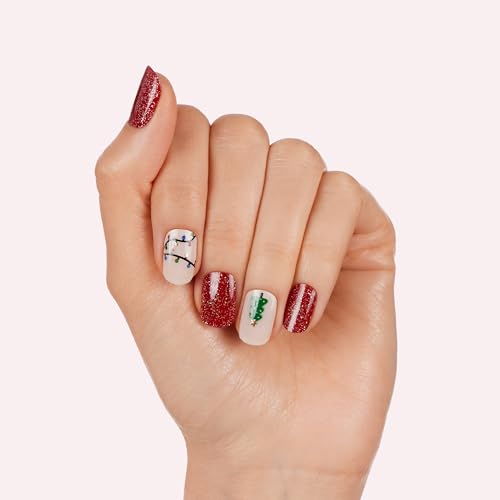 Gloss Nail Strips, 32 Nail Wraps, 1 Prep Pad, 1 Nail File P4868