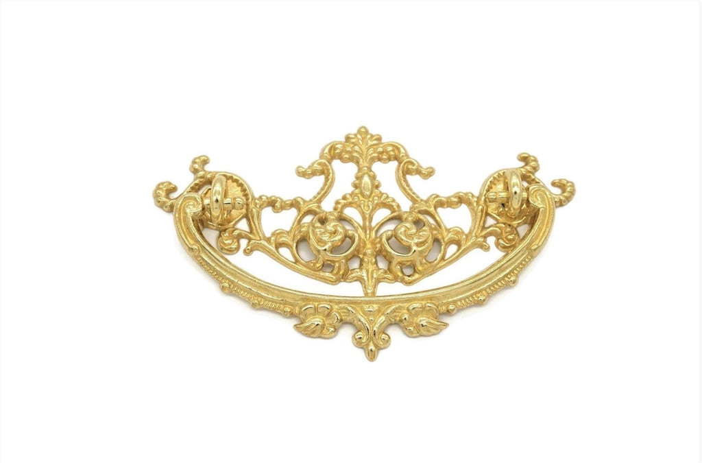 Solid Cast Brass Polished Brass Drawer Pull A283
