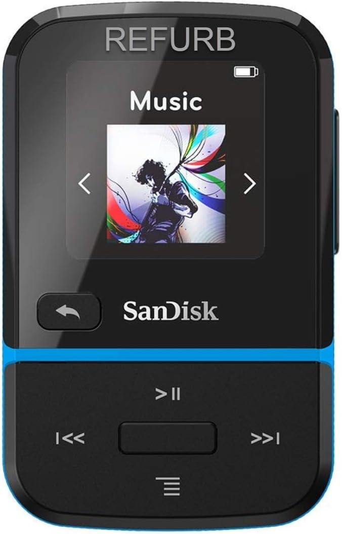 16GB Blue MP3 Player with FM Radio E2102
