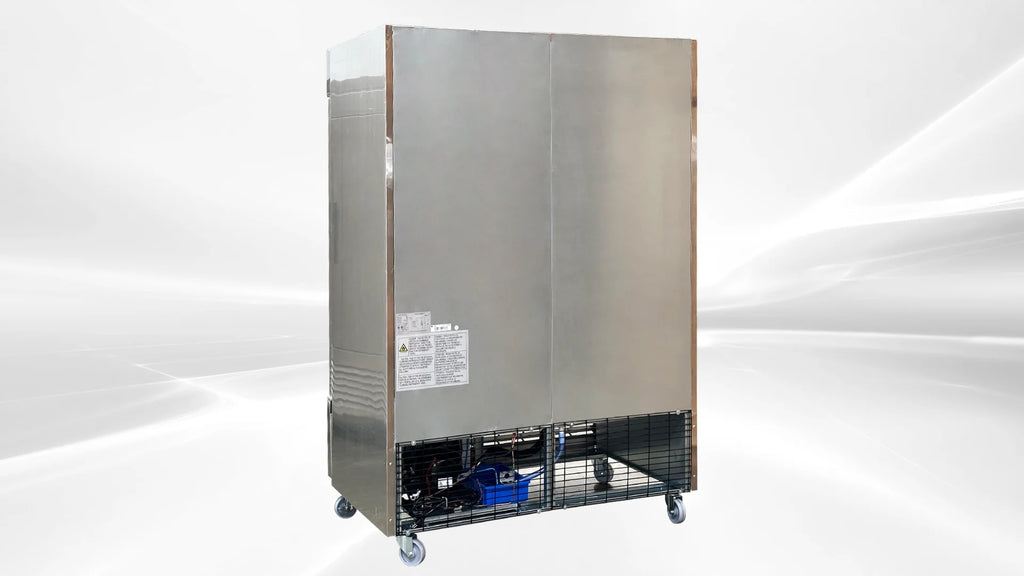 NSF 43 Cu.ft Reach-In Double Door Commercial Refrigerator with SS Interior C454757