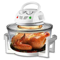 White 13 Quart 1200W Stainless Steel Air Fryer V697