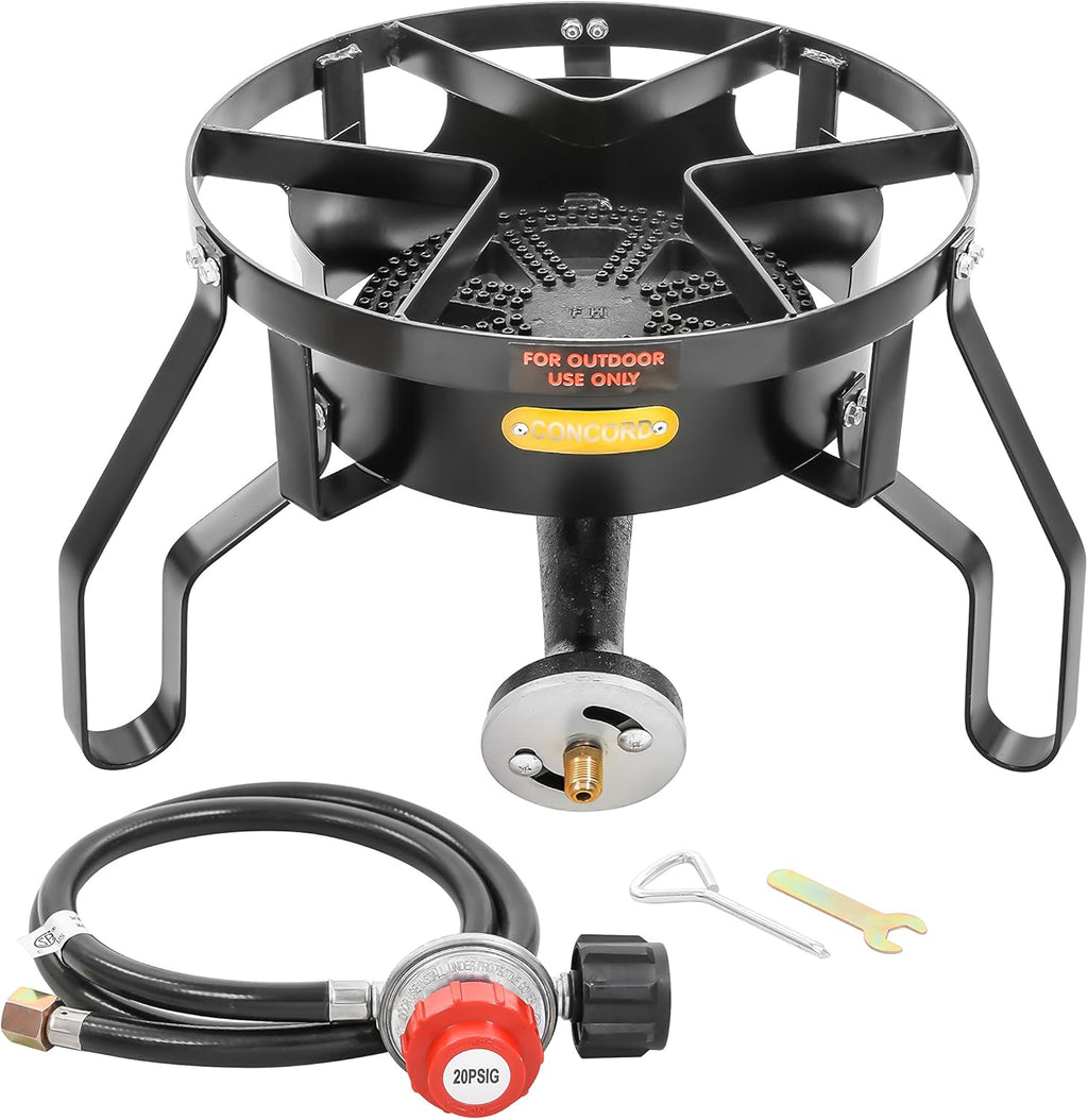 16” Single Propane Burner 200,000BTU Portable Gas Stove V370