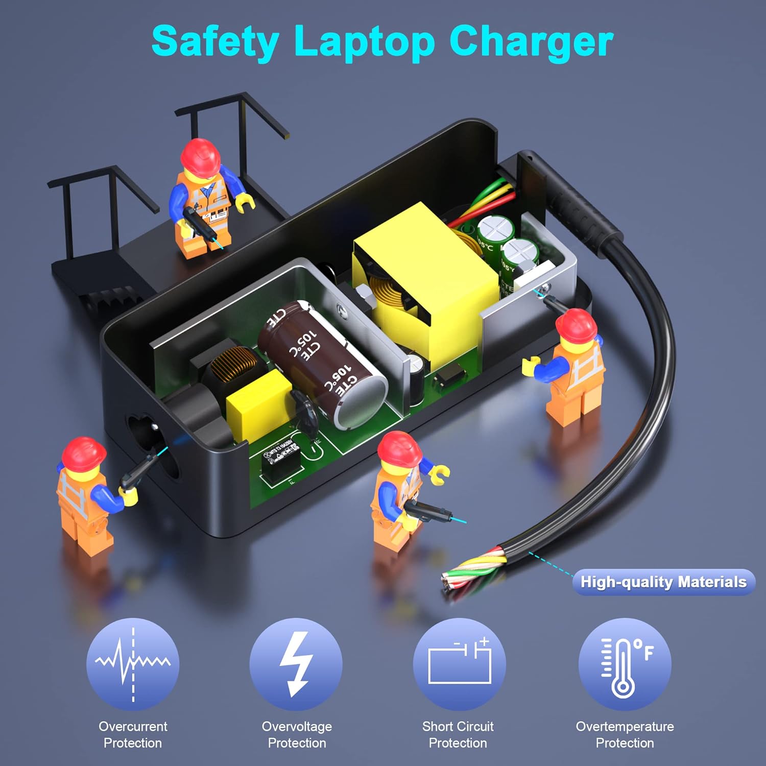 65W USB C Laptop Charger Power Supply E99106