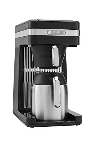 10-Cup Black Stainless Steel Coffee Maker J1942