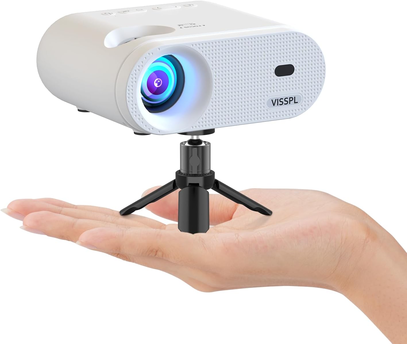 1080P Full HD Supported Mini Projector with 50% Zoom L7228