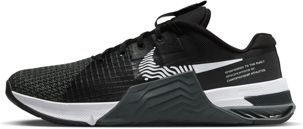 Black Dark Smoke Grey White Men Training Shoe M637