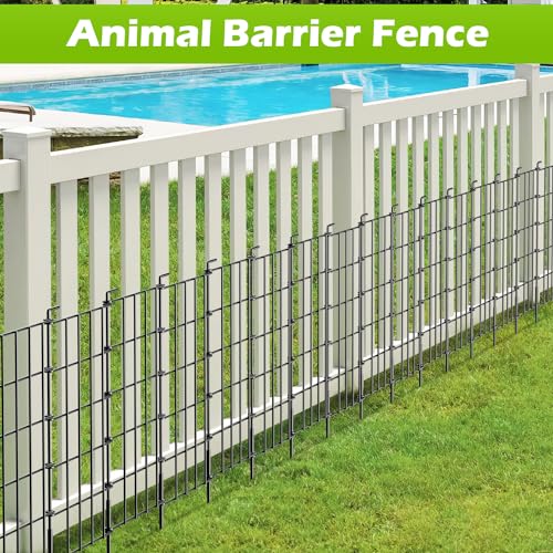 12 Pack 24 in x 13 ft Metal Wire Garden Fence Panels V4694