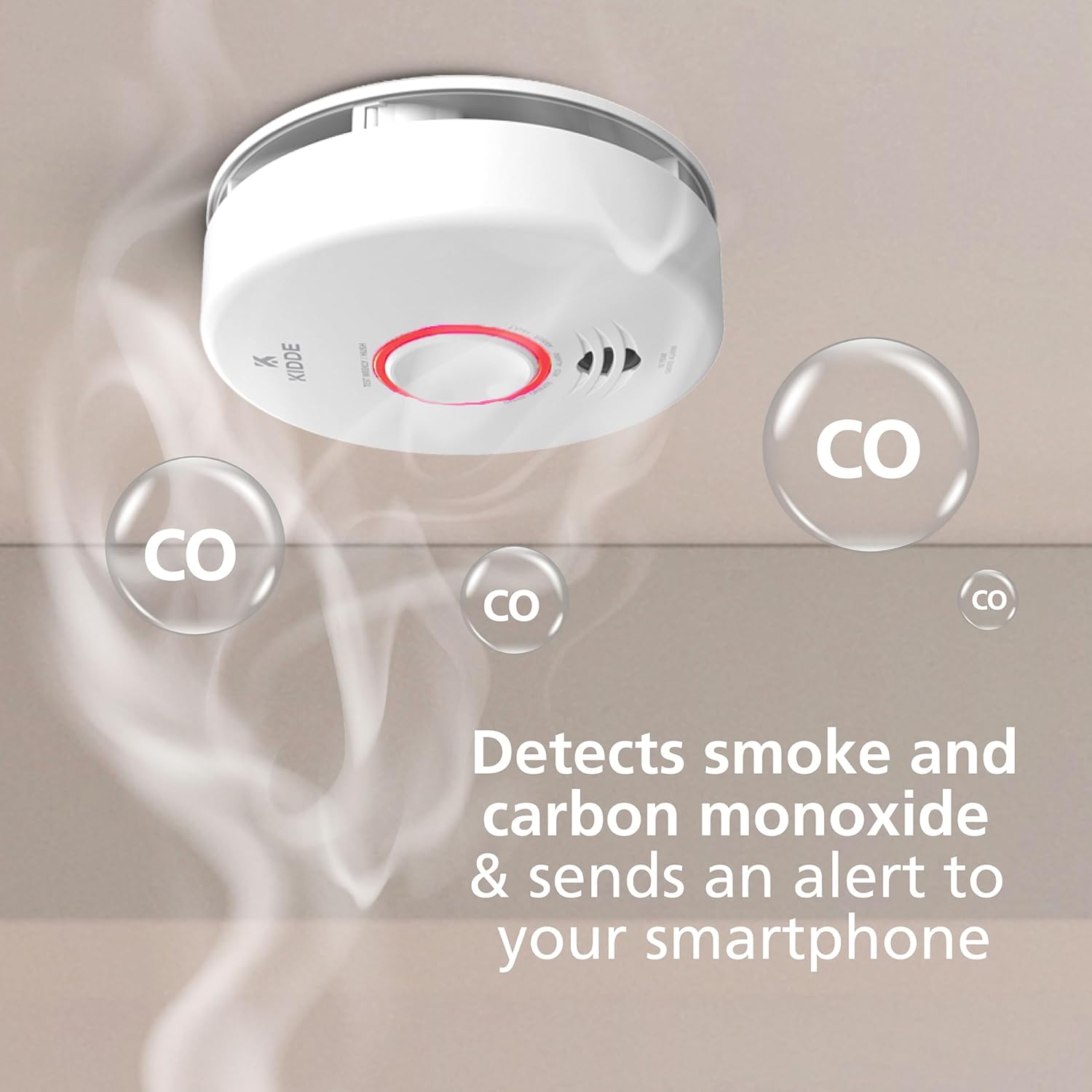 Smart Smoke & Carbon Monoxide Detector Hardwired w/Battery Backup 3 Pack N30056