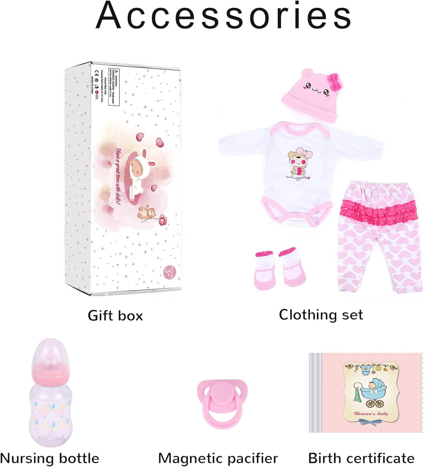 22 inch Realistic Soft Vinyl Reborn Baby Doll W987