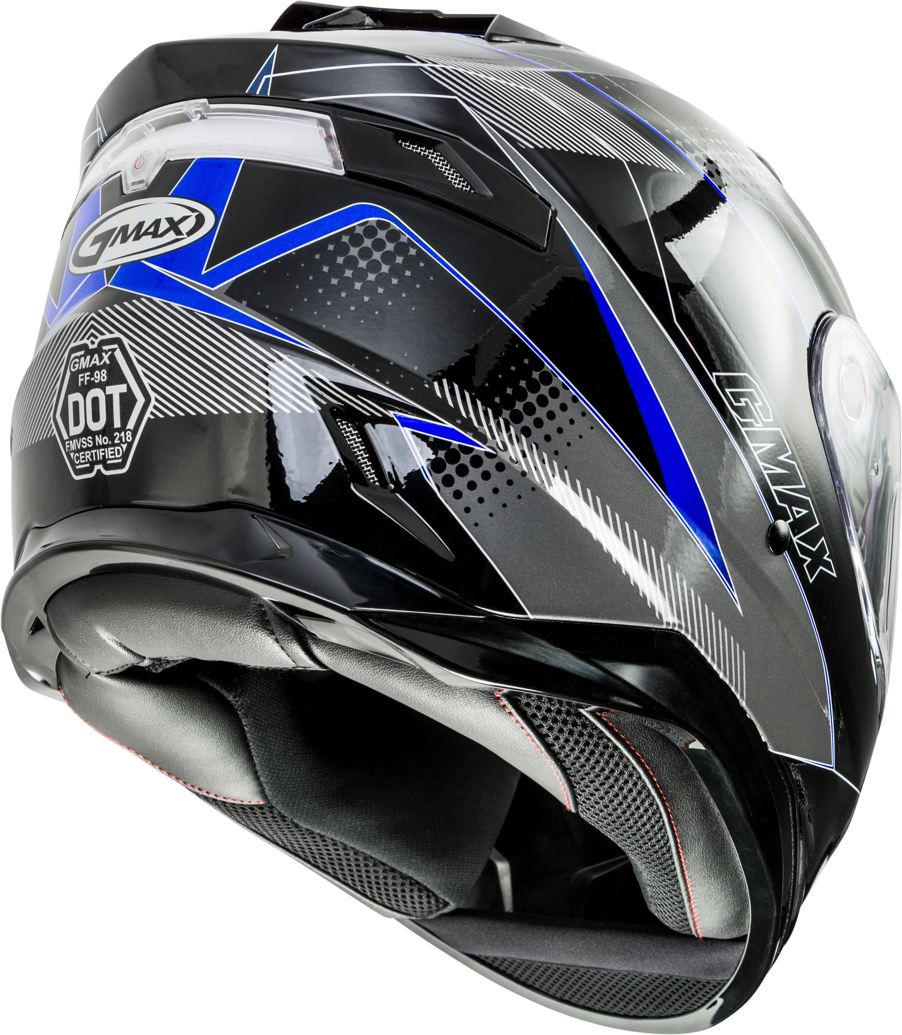Black/Red Full Face Helmet O6757