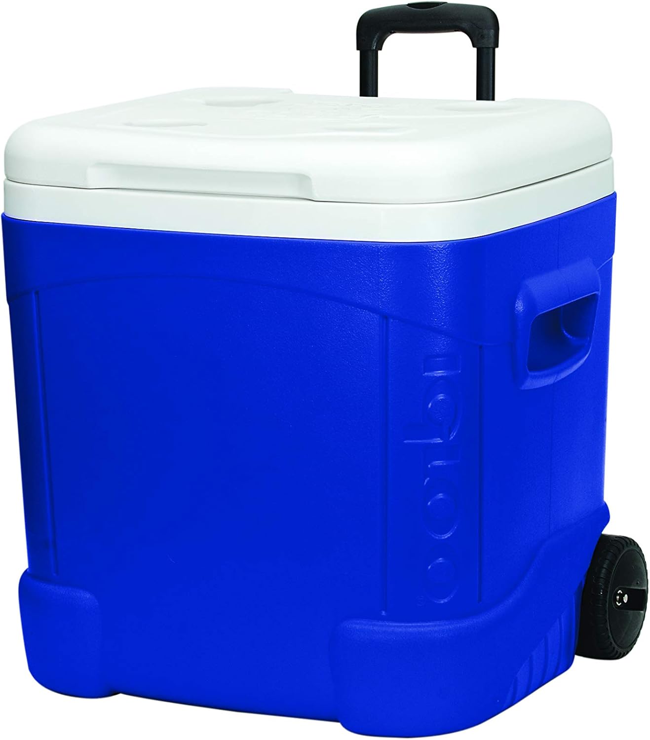 White/Blue 60 Qt Wheeled Cooler I75428