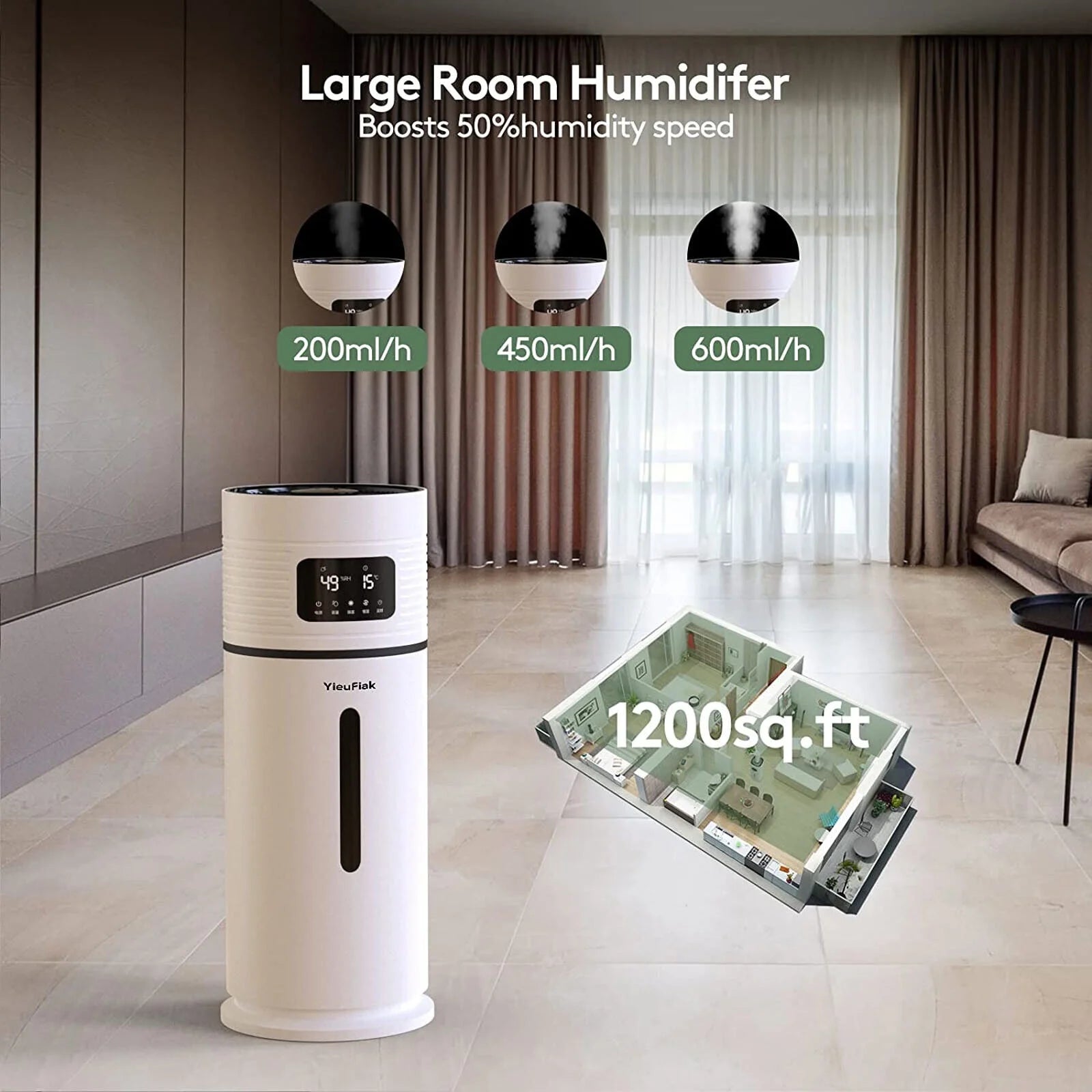 Whole House Humidifier 15L with Remote Control G574