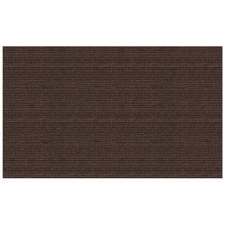 Double-Ribbed Carpet with Skid-Resistant Rubber Backing - Bittersweet Brown 6' x 35' W760511