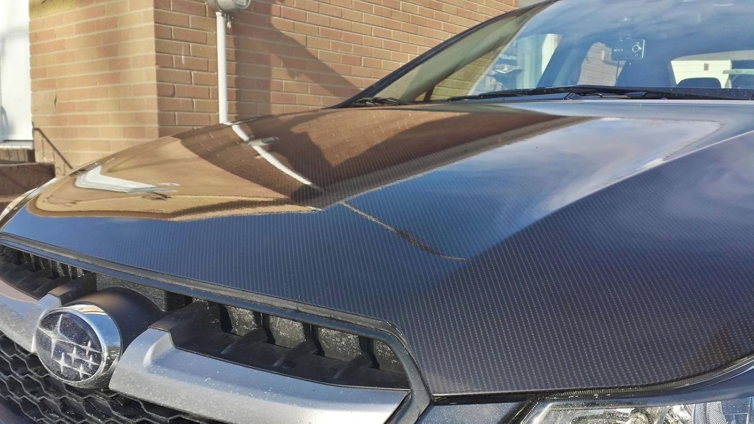 High Gloss Black Carbon Fiber Cast Vinyl Wrap (5ft x 5ft) W16959
