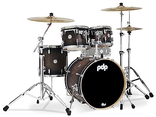 Charcoal Burst 4-Piece Maple Fusion Drum Set Shell Pack E66531