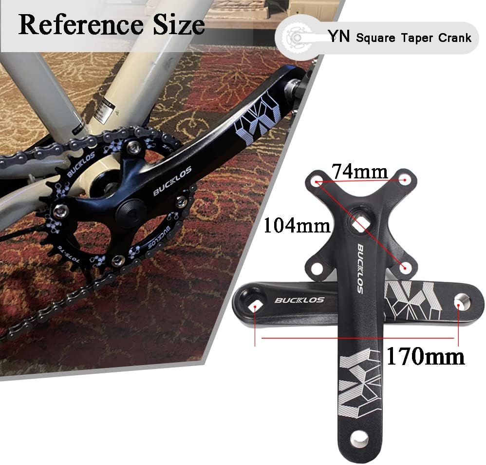 Multicolor 30T 170mm Square Taper Crankset F937