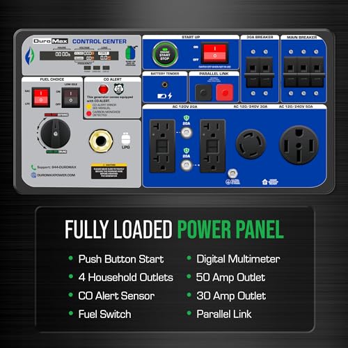 9,500-Watt Dual Fuel Digital Inverter Portable Generator K162