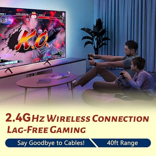 4K HDMI Gaming Console with 2 Wireless Controllers 64GB F79227