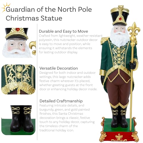 3ft Polyresin Nutcracker Statue H8905