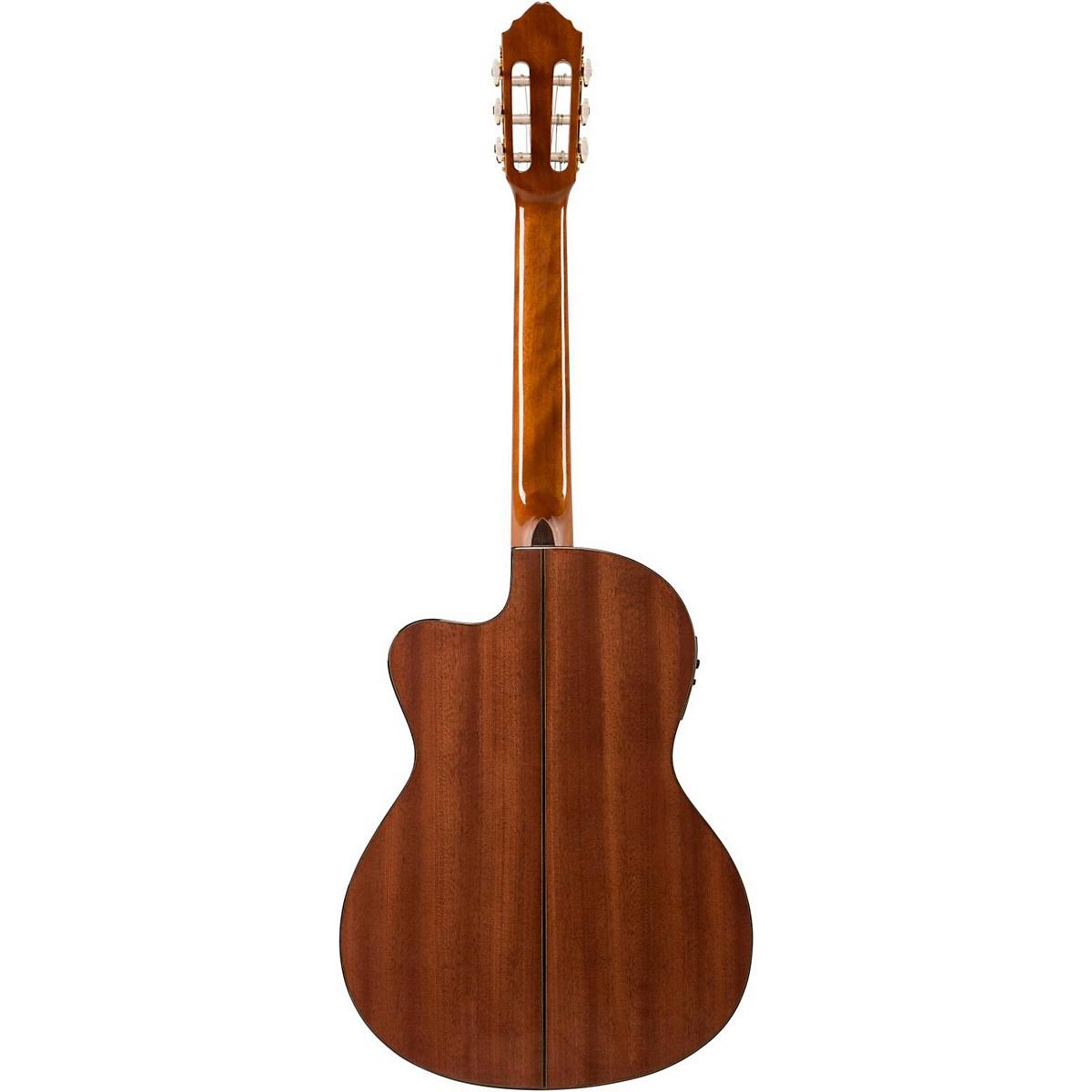 Natural Cutaway Acoustic-Electric Classical Guitar Q2216