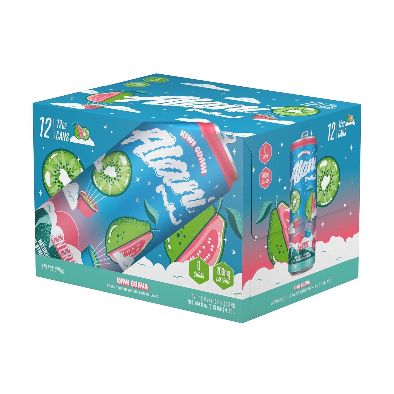 Sugar Free Energy Drinks, 12 Fl Oz Cans (12 Pack) I895756
