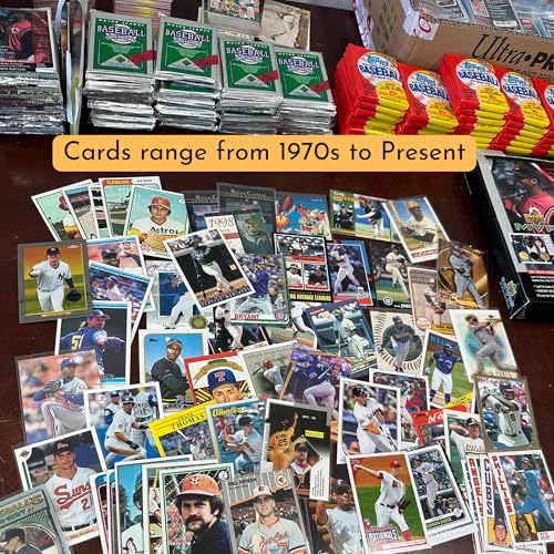 500 Cards Plus Sealed Pack Baseball Card Mystery Box G27447