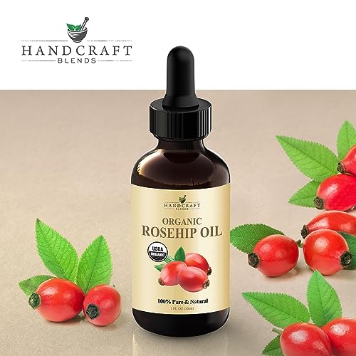 Organic Rosehip Oil - 4 Fl Oz - 100% Pure Carrier Oil A24247
