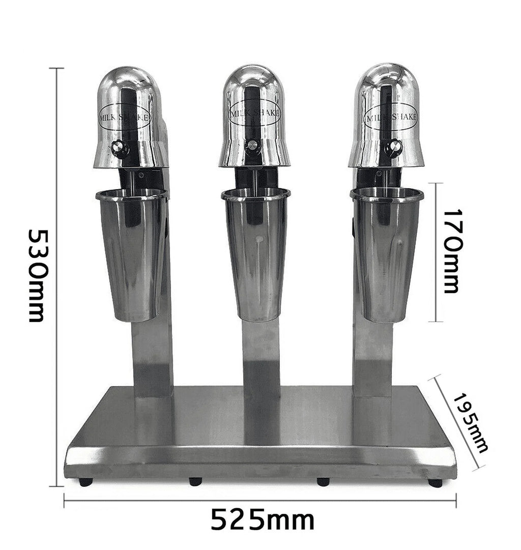 3 Head Stainless Steel Milkshake Mixer I83313