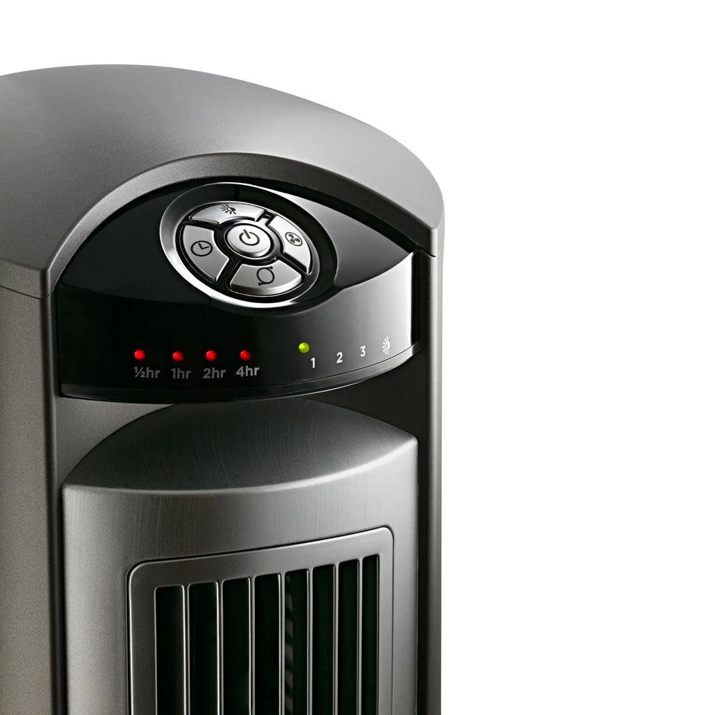 Gray/Brown Tower Fan with Timer and Remote F851