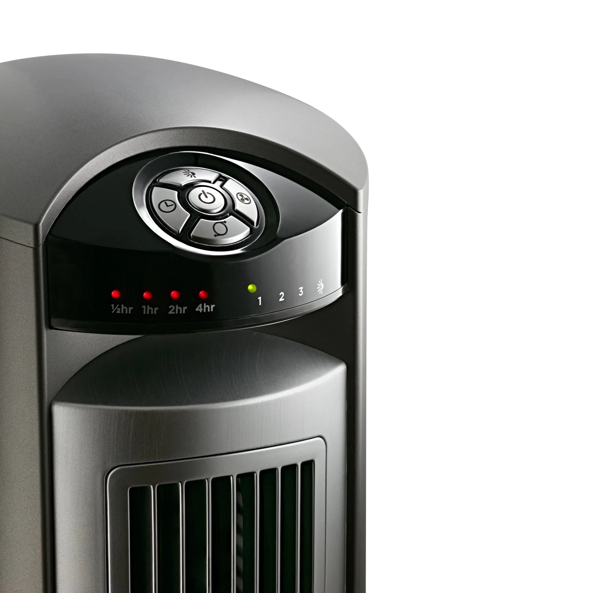 Gray/Brown Tower Fan with Timer and Remote F851