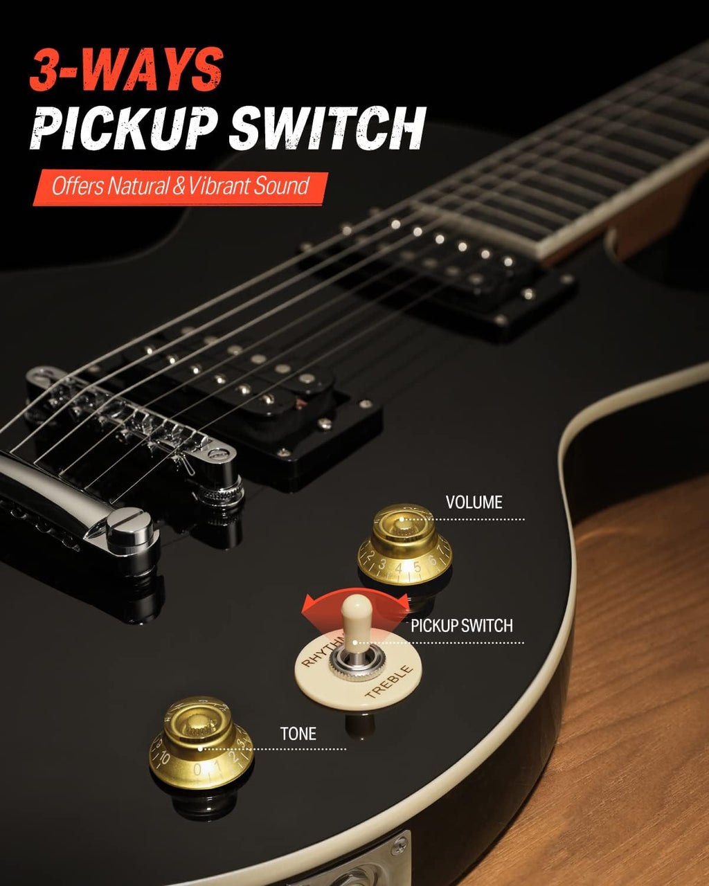 Solid Body Full-Size 39 Inch Electric Guitar K7748