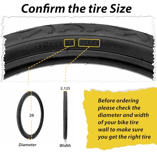 26x2.125 inch Puncture-Resistant Folding Bicycle Tire S786