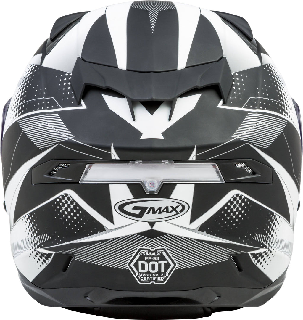 Black/Red Full Face Helmet O6757