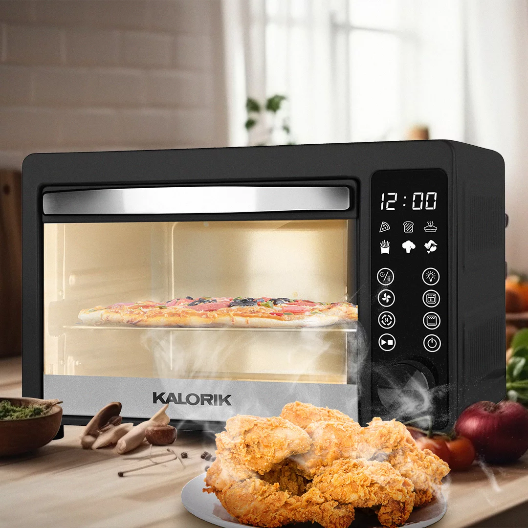22-Quart Digital Touchscreen Air Fryer Toaster Oven, Black V2776