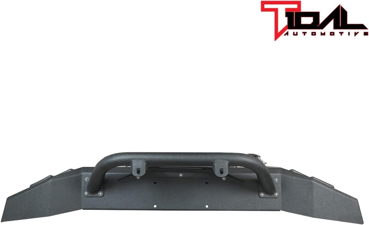 Full Width Front Bumper with LED Light Bar and Winch Plate E69944