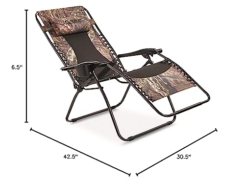 Oversized Zero Gravity Camping Chair, 500-lb. Capacity Mossy Oak Country Camo X132