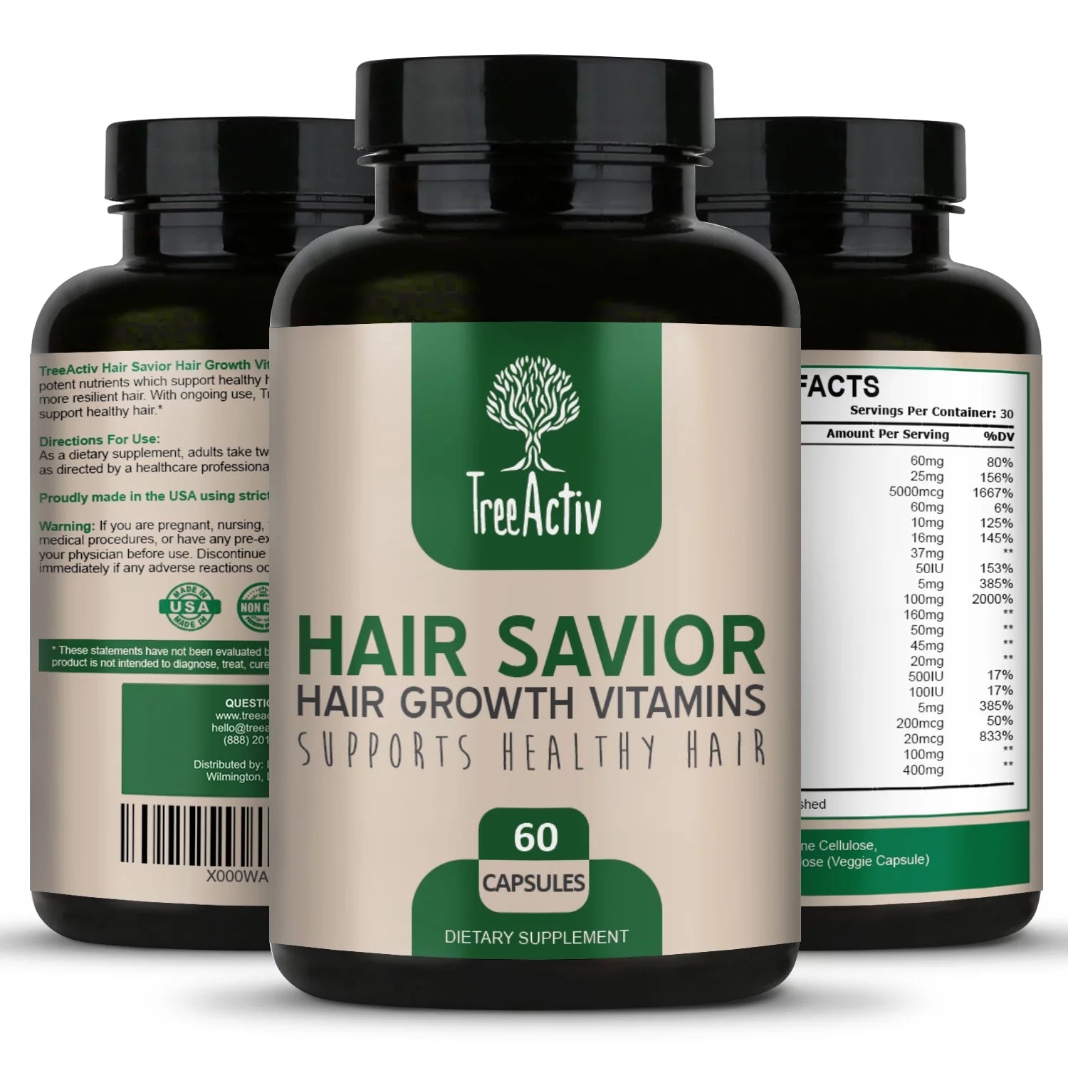 60 Capsules Hair Growth Supplement P670892