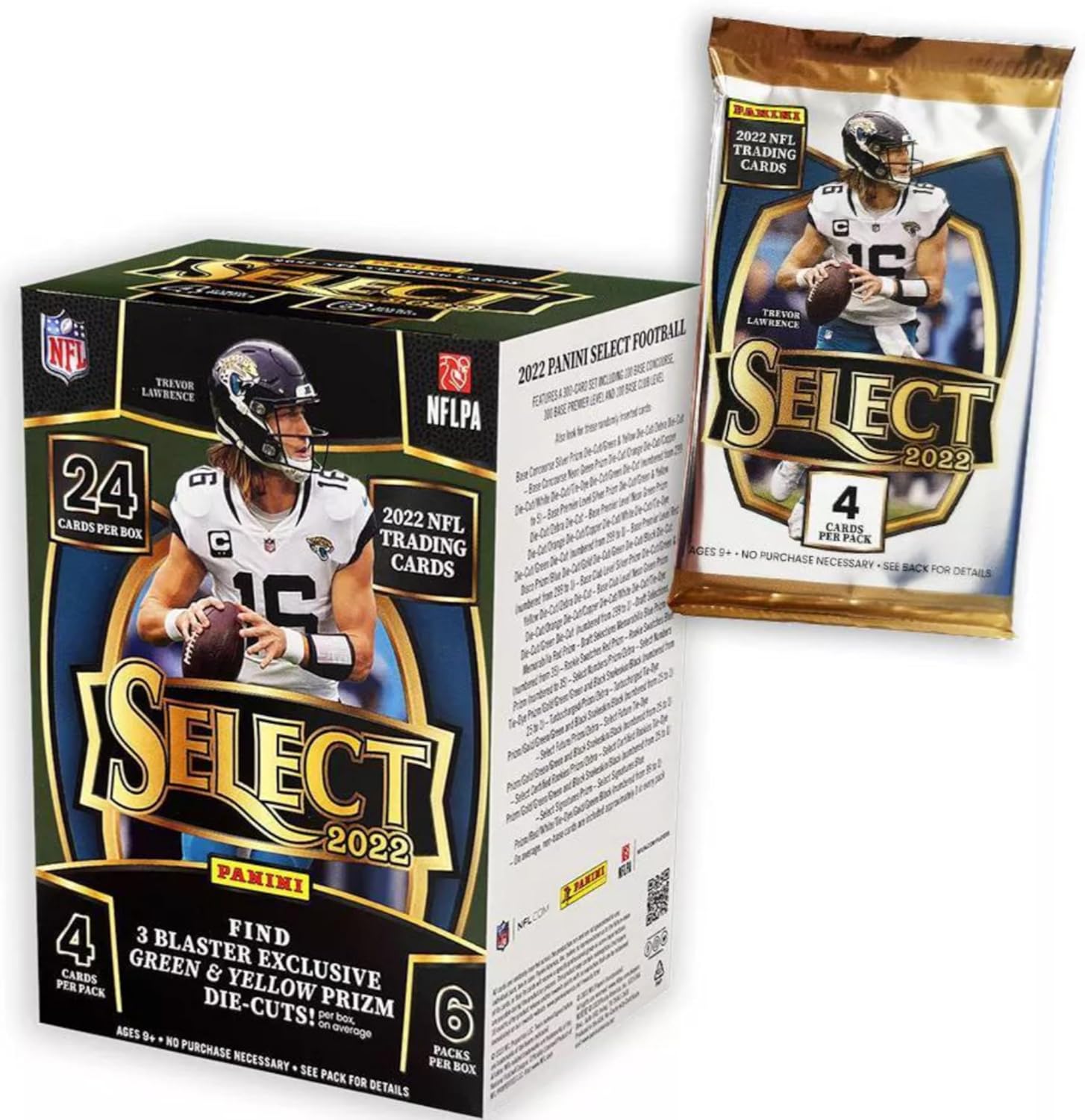 NFL Select Football Trading Card Blaster Box Y189