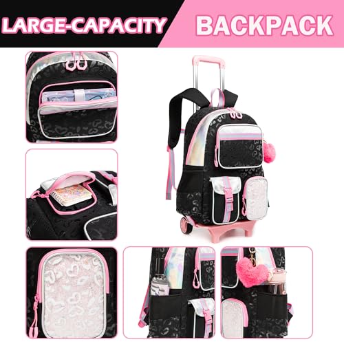 Rolling Backpack with Wheels J816339
